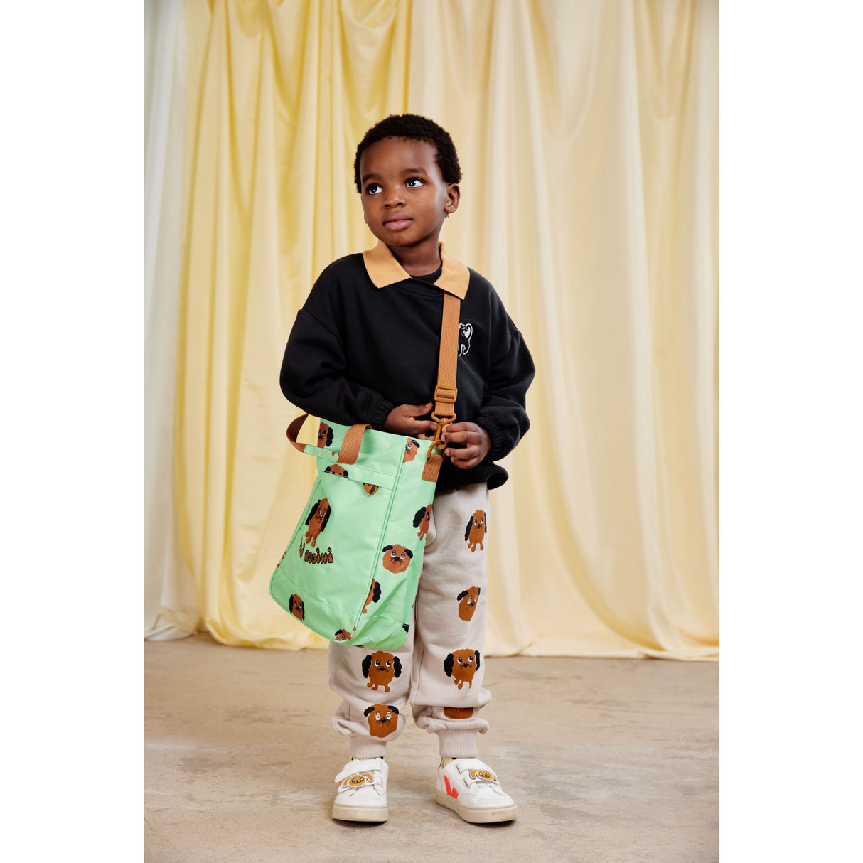 Mini Rodini Black Panther Patch Krave Sweatshirt