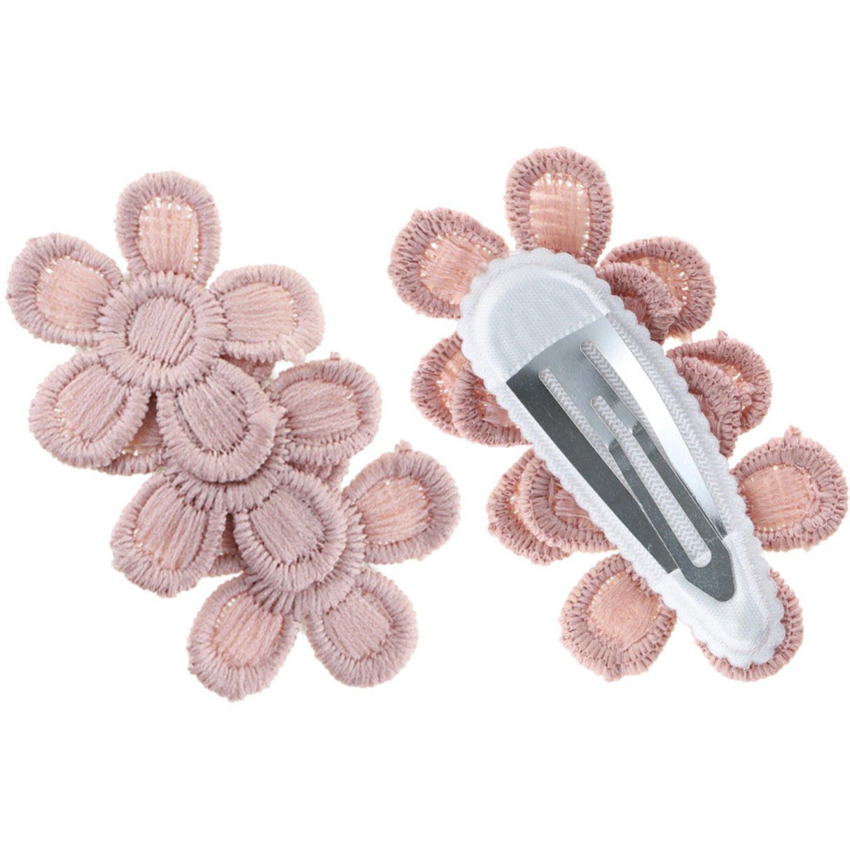 Bow's by Stær Rosa Dahlia Hårspænde (2 Pak)