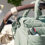 DonebyDeer Green Quiltet Pusletaske