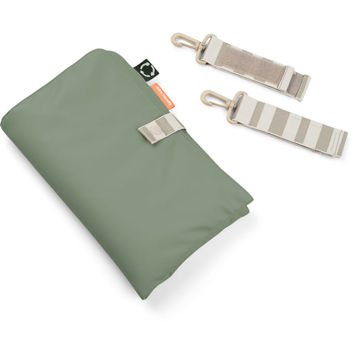 DonebyDeer Green Quiltet Pusletaske