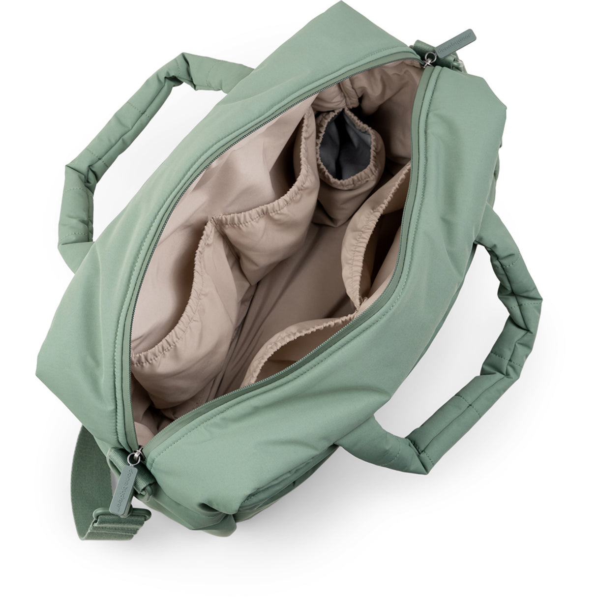 DonebyDeer Green Quiltet Pusletaske