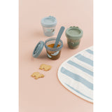 DonebyDeer Blue/Green Pull-Over Hagesmæk 2-Pak Stripes