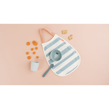 DonebyDeer Blue/Green Pull-Over Hagesmæk 2-Pak Stripes