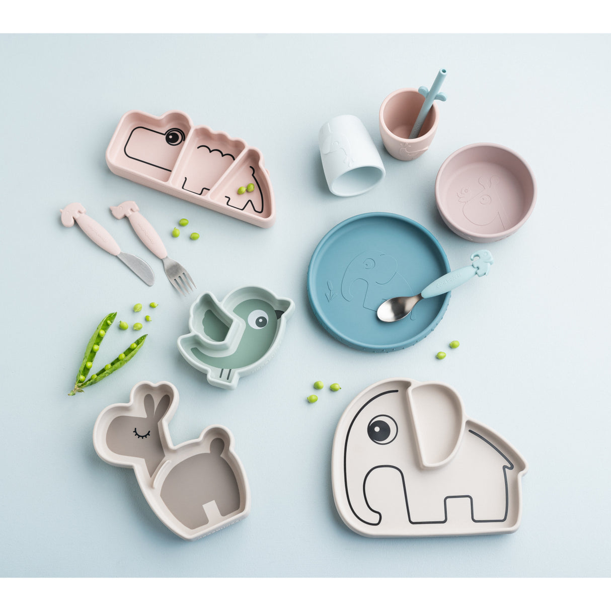 DonebyDeer Powder Stick & Stay Snacktallerken Croco