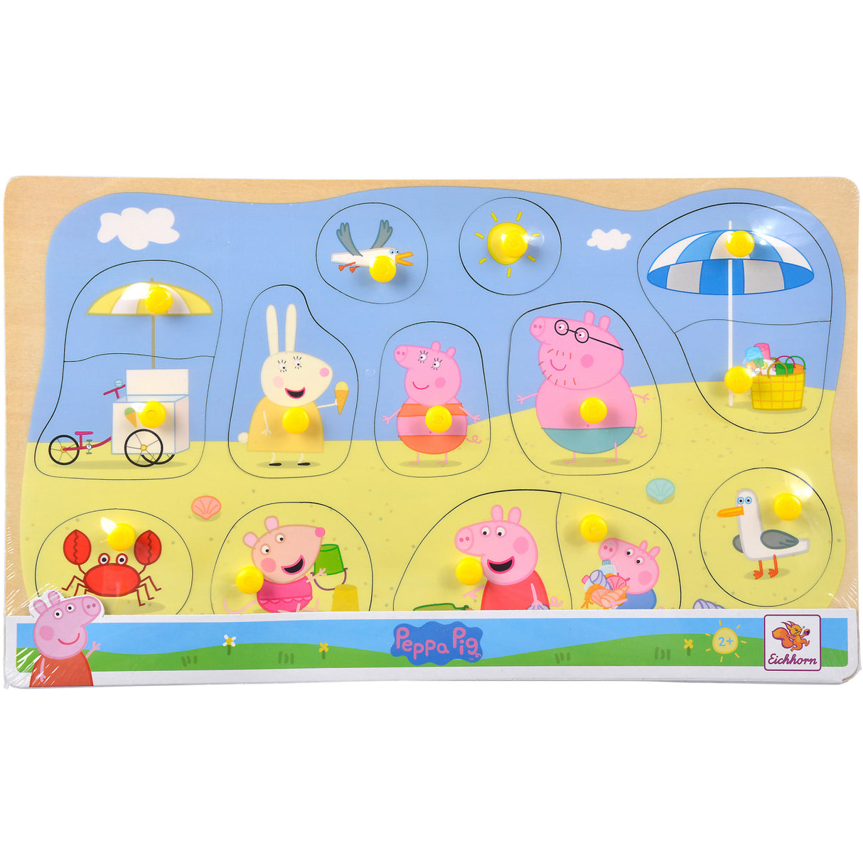 Simba Toys Gurli Gris Knoppuslespil 4 ass.