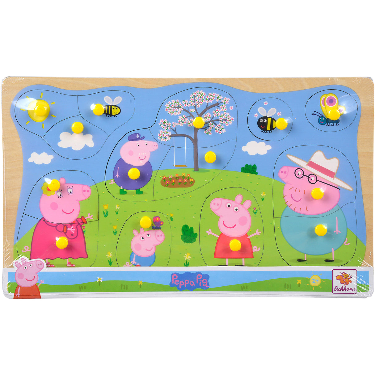 Simba Toys Gurli Gris Knoppuslespil 4 ass.