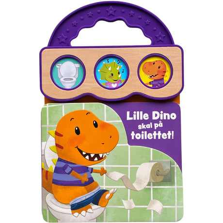 Forlaget Tukan Papbog Med Håndtag: Lille Dino Skal På Toilettet!