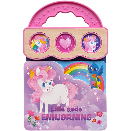 Forlaget Tukan Papbog Med Håndtag: Lille Søde Enhjørning