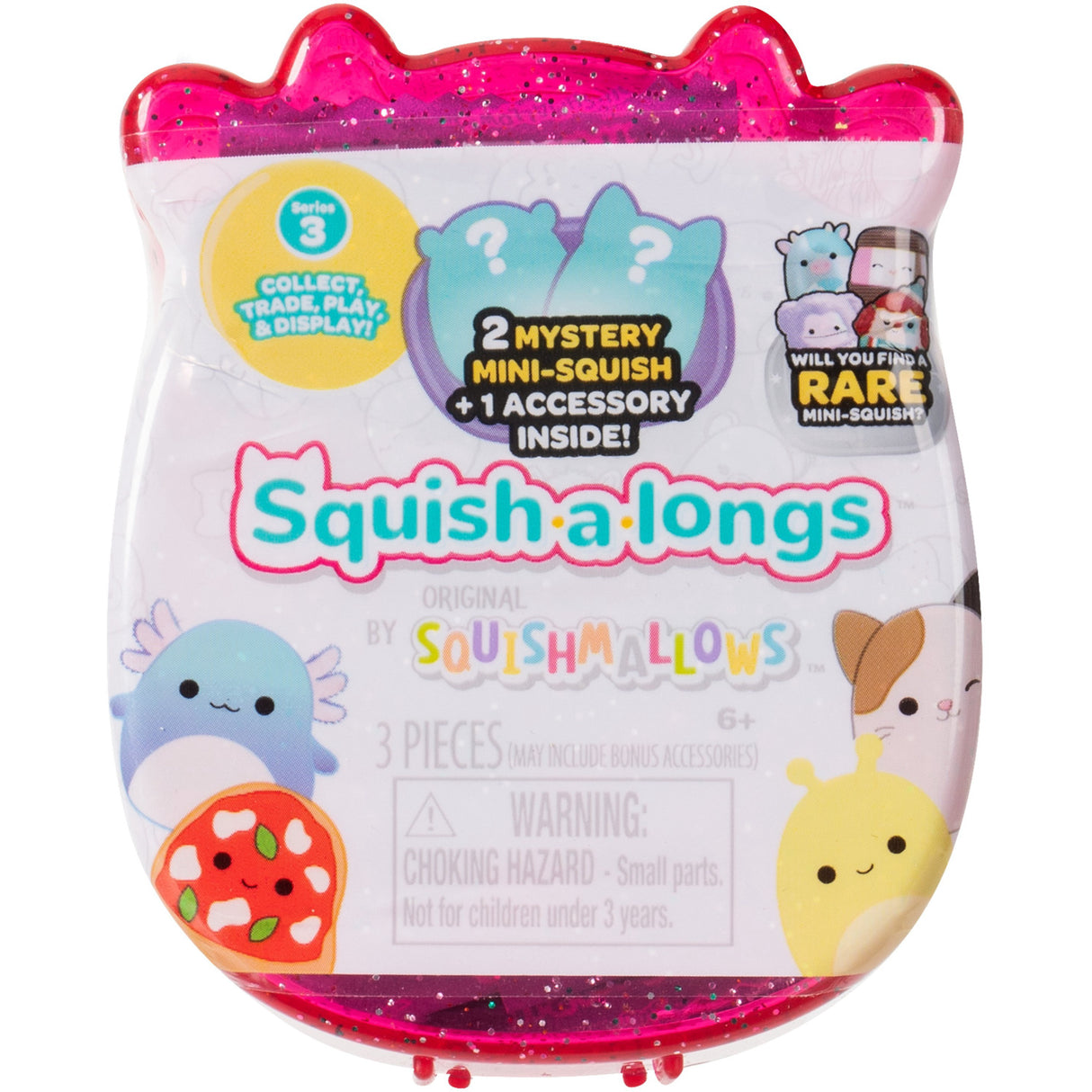 Squish-a-longs 2,5 Cm Blind 2-Pak Asst S3 CDU