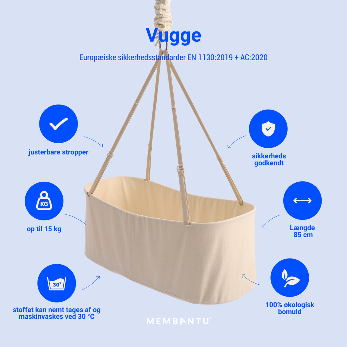 MEMBANTU Nature Baby Vugge