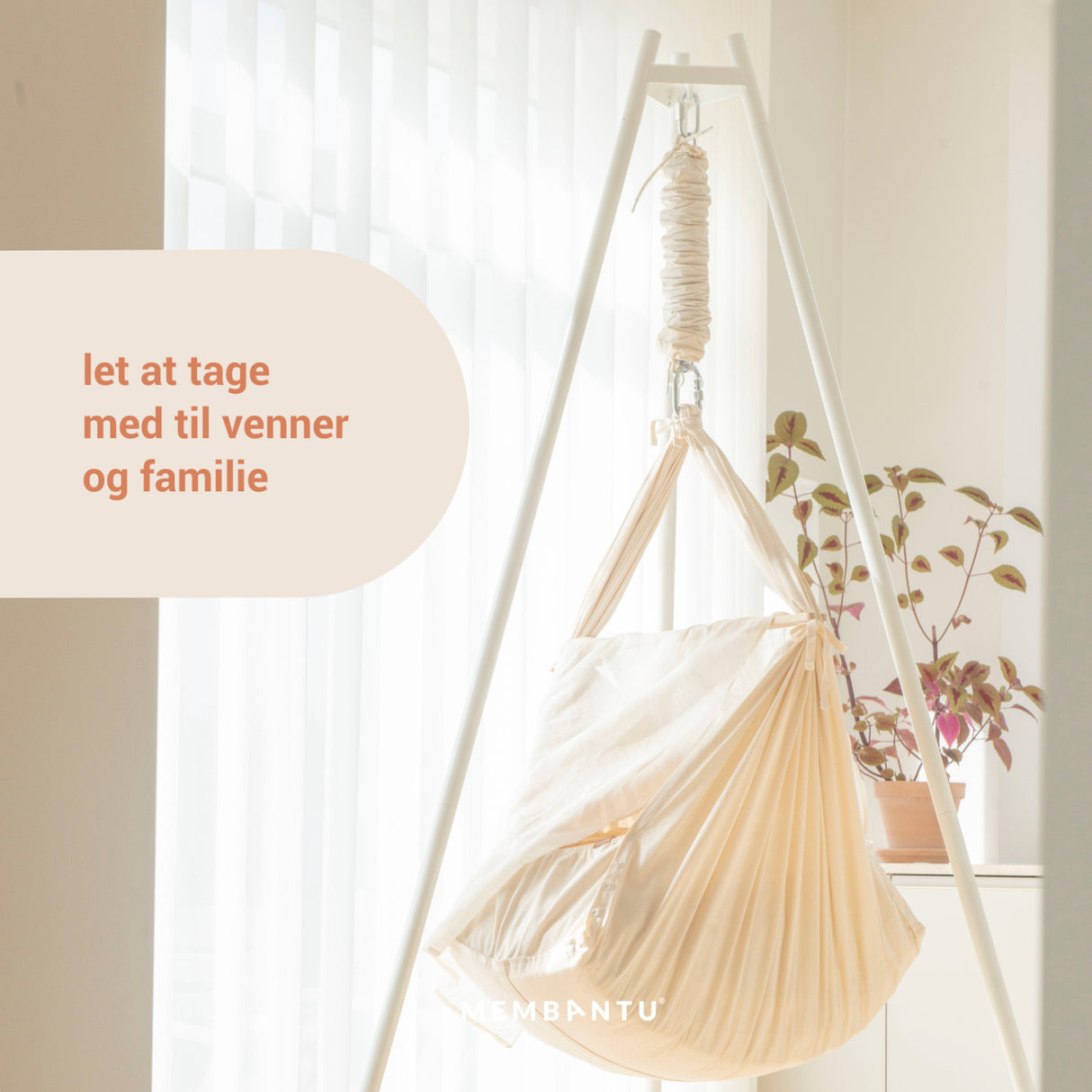 MEMBANTU White Stativ Til Slyngevugge Premium