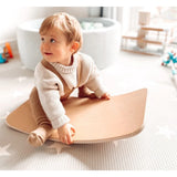 Curve Lab Light Grey Little Arc Small Balance Board Felt