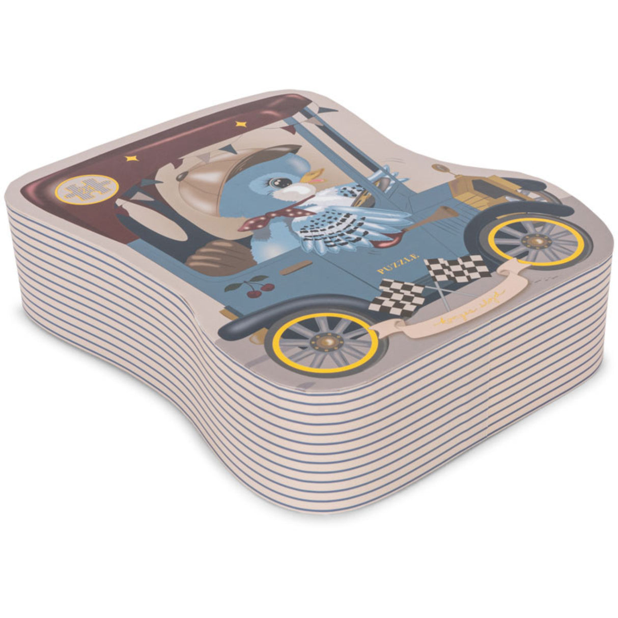 Konges Sløjd Car Birdie Birdie Puslespil Fsc