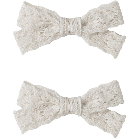 Lil'Atelier Coconut Milk Nmfacc-Lola 2 Pak Hair Clips Lil