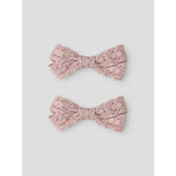 Lil'Atelier Peach Whip Nmfacc-Lola 2 Pak Hair Clips Lil