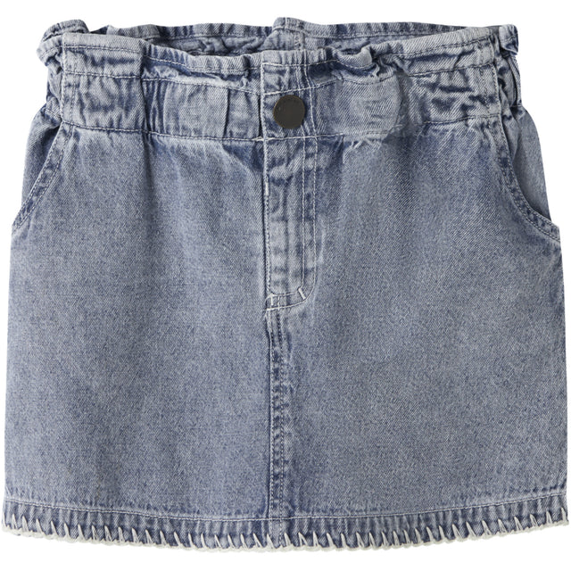 Lil'Atelier Medium Blue Denim Nmffunda Loose Dnm Nederdel 5552-Fd Lil