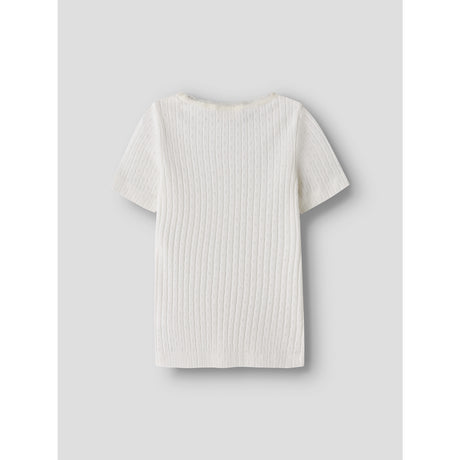 Lil'Atelier Coconut Milk Nmfhaldis Ss Slim Top Lil