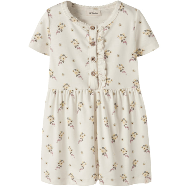Lil'Atelier Coconut Milk Flower Nmfgayo Smi Ss Kjole Lil