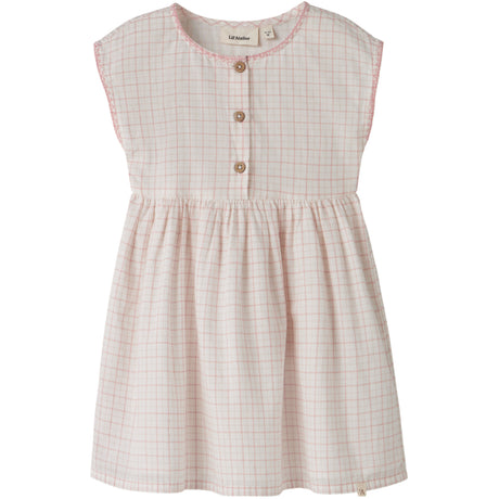 Lil'Atelier Coconut Milk Rose Tan Nmfhedda Sl Kjole Lil