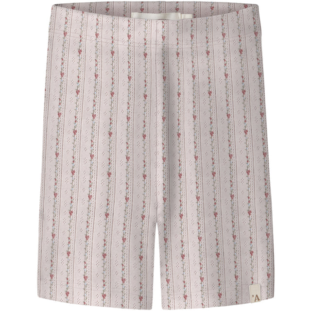 Lil'Atelier Morganite Flower Nmfrachello Duna Slim Biker Shorts Lil
