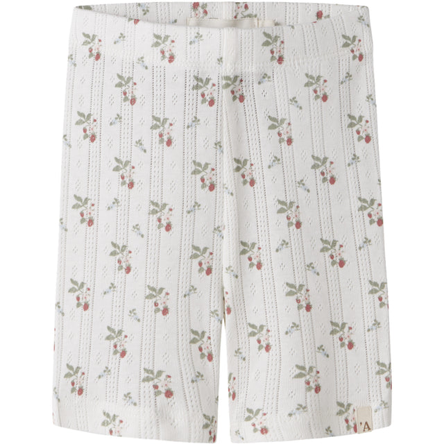 Lil'Atelier Coconut Milk Strawberry Nmfrachello Duna Slim Biker Shorts Lil