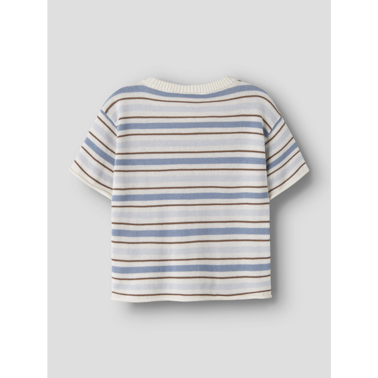 Lil'Atelier Coconut Milk Dusty Blue Nmmhito Ss Loose Strik Lil