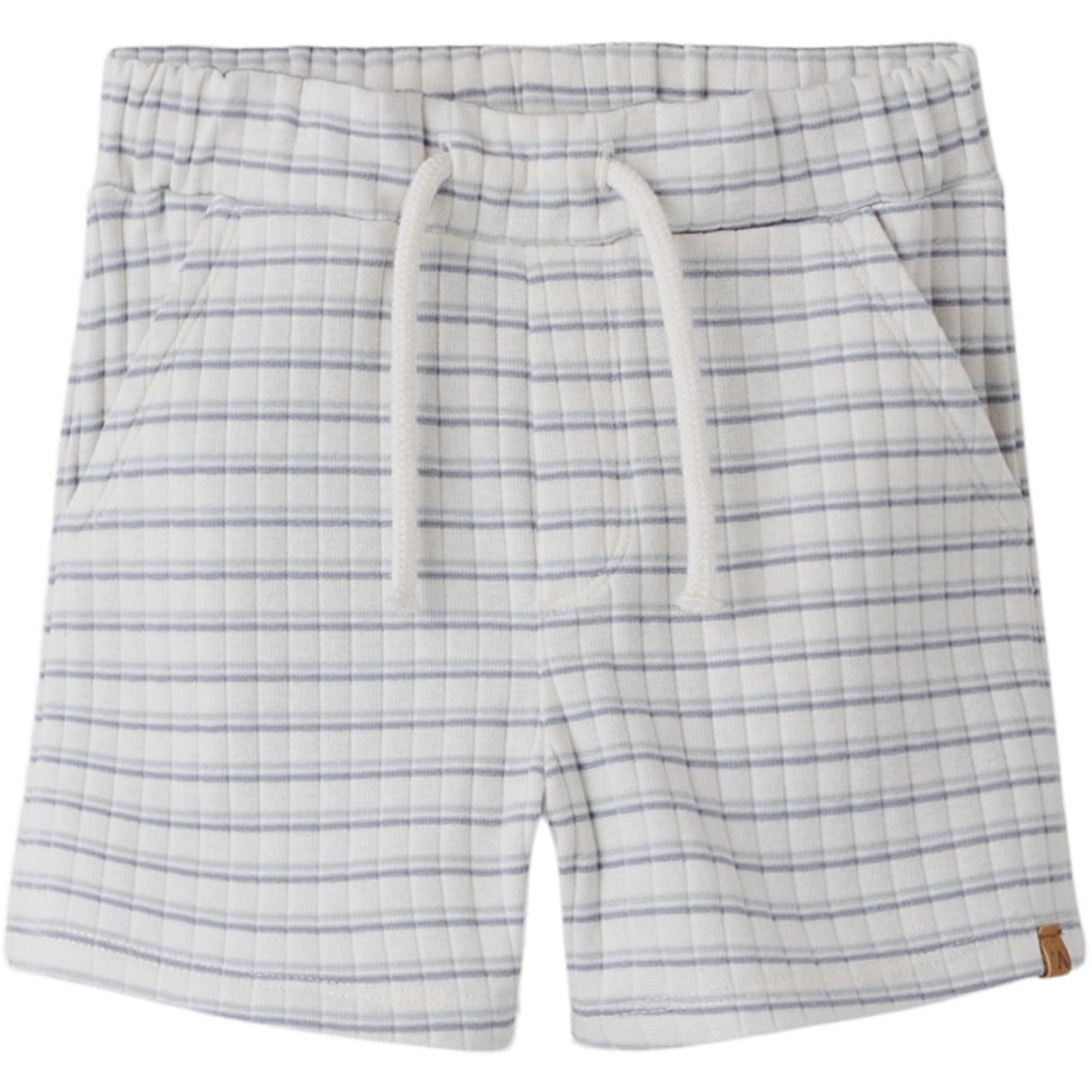 Lil'Atelier Coconut Milk Dusty Blue Nmmhaldur Loose Shorts Lil