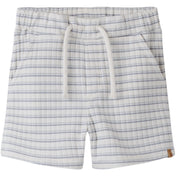 Lil'Atelier Coconut Milk Dusty Blue Nmmhaldur Loose Shorts Lil