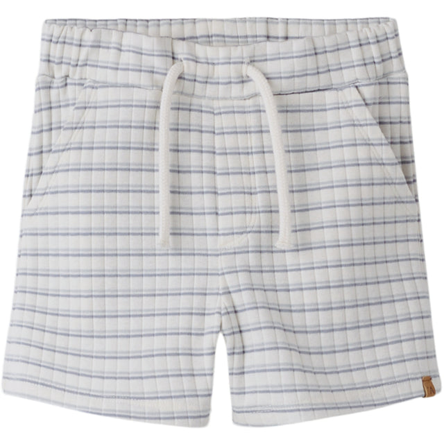 Lil'Atelier Coconut Milk Dusty Blue Nmmhaldur Loose Shorts Lil