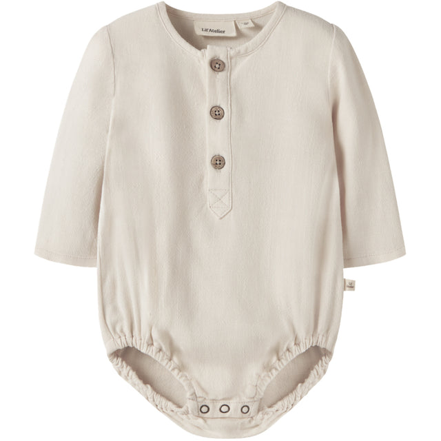 Lil'Atelier Coconut Milk Nbmfreddie Ls Loose Body Skjorte Lil
