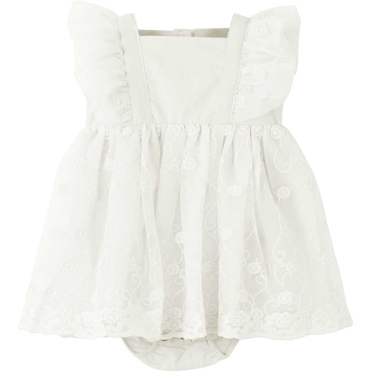 Lil'Atelier Coconut Milk Nbffeya Sl Tyl Body Kjole Lil