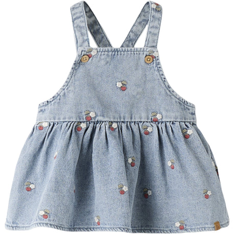 Lil'Atelier Medium Blue Denim Emb Nbffunda Dnm Emb Skirtall 2106-Fd Lil