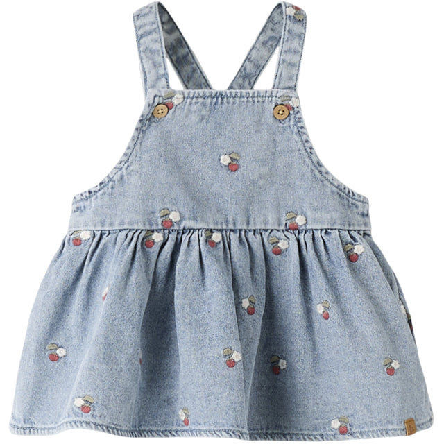 Lil'Atelier Medium Blue Denim Emb Nbffunda Dnm Emb Skirtall 2106-Fd Lil