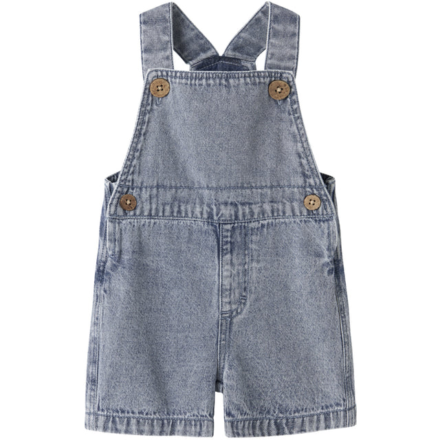 Lil'Atelier Medium Blue Denim Nbmfunda Loose Shortall 5552-Fd Lil