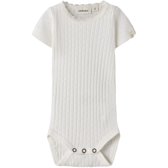 Lil'Atelier Coconut Milk Nbfhaldis Ss Slim Body Lil