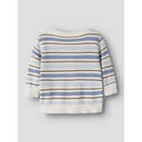 Lil'Atelier Coconut Milk Dusty Blue Nbmhito Ls Strik Card Lil