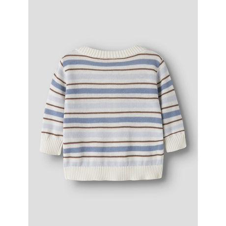 Lil'Atelier Coconut Milk Dusty Blue Nbmhito Ls Strik Card Lil
