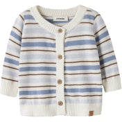 Lil'Atelier Coconut Milk Dusty Blue Nbmhito Ls Strik Card Lil