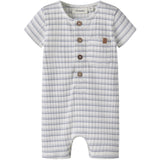 Lil'Atelier Coconut Milk Dusty Blue Nbmhaldur Ss Loose Kort Dragt Lil