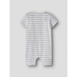Lil'Atelier Coconut Milk Dusty Blue Nbmhaldur Ss Loose Kort Dragt Lil