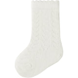 Lil'Atelier Coconut Milk Nbfherda Knee Strømper Lil