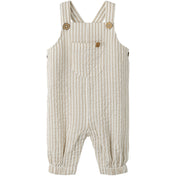 Lil'Atelier Coconut Milk Feather Gray Nbmfausto Loose Overall Lil