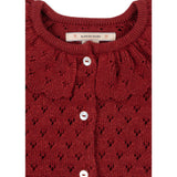 Konges Sløjd Red Dahlia Holiday Strik Cardigan