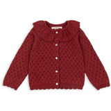 Konges Sløjd Red Dahlia Holiday Strik Cardigan
