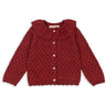 Konges Sløjd Red Dahlia Holiday Strik Cardigan