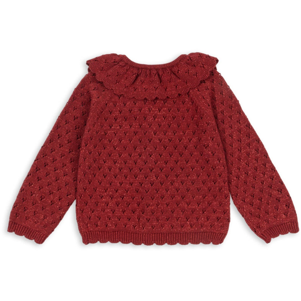 Konges Sløjd Red Dahlia Holiday Strik Cardigan