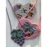 Konges Sløjd Amarena Beaded Heart Taske