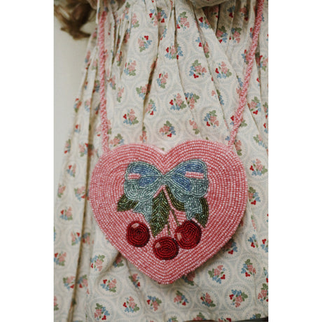 Konges Sløjd Amarena Beaded Heart Taske