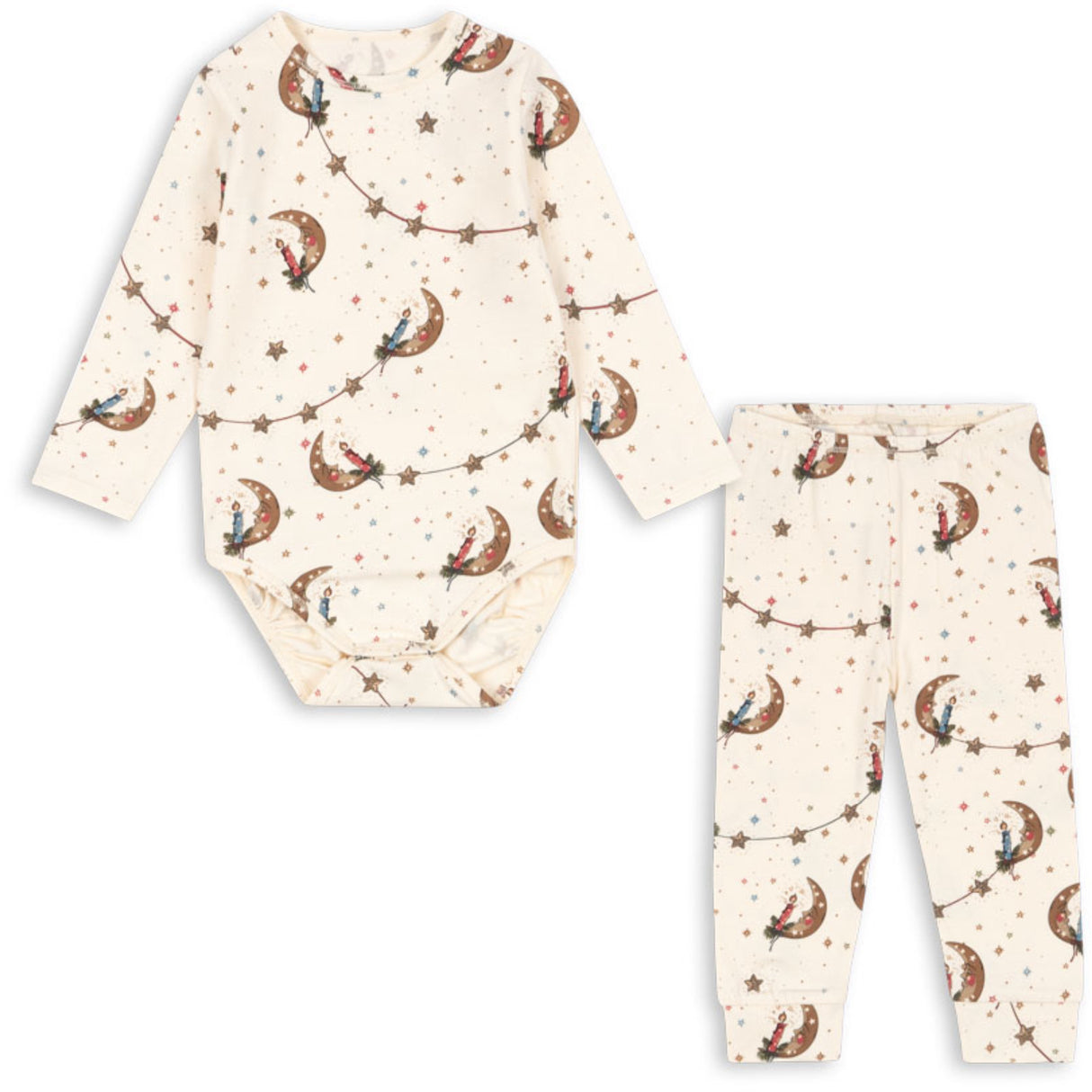 Konges Sløjd Basic Body/Pants Sæt Luna GOTS