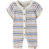 Lil'Atelier Coconut Milk Dusty Blue Nbmhito Ss Strik Dragt Lil